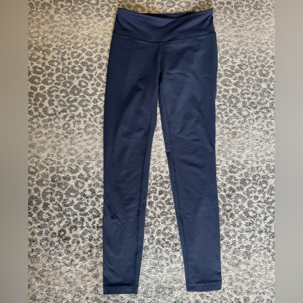 Columbia Blue Leggings with Tapered Design
